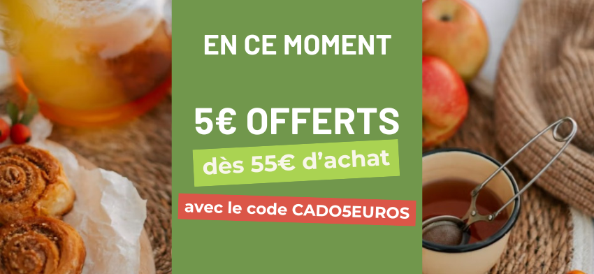 -5€ sur votre panier